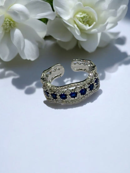 BLUE DIAMOND PARKER RING