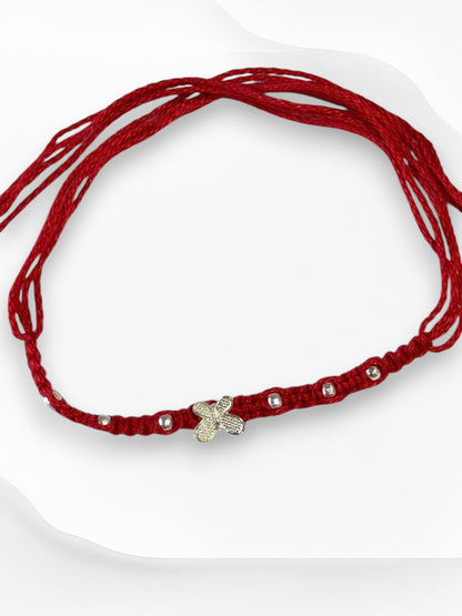 BUTTERFLY SOUMYA PURE SILVER RAKHI