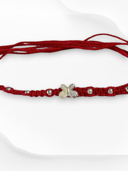 BUTTERFLY SOUMYA PURE SILVER RAKHI