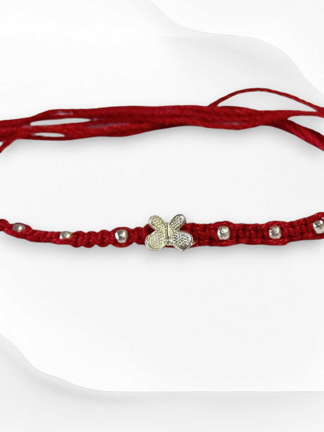 BUTTERFLY SOUMYA PURE SILVER RAKHI