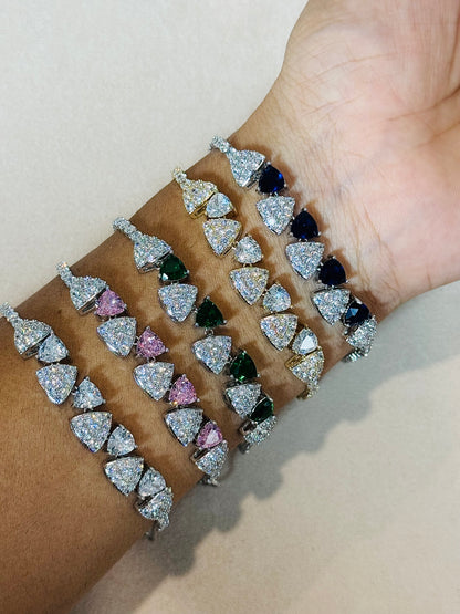 BLUE DIAMOND GEORGE BRACELET
