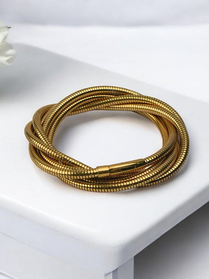 MULTI LAYER GOLDEN BRACELET