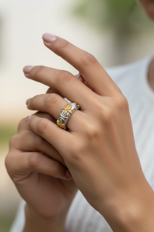 DUAL TONE KENNEDY RING