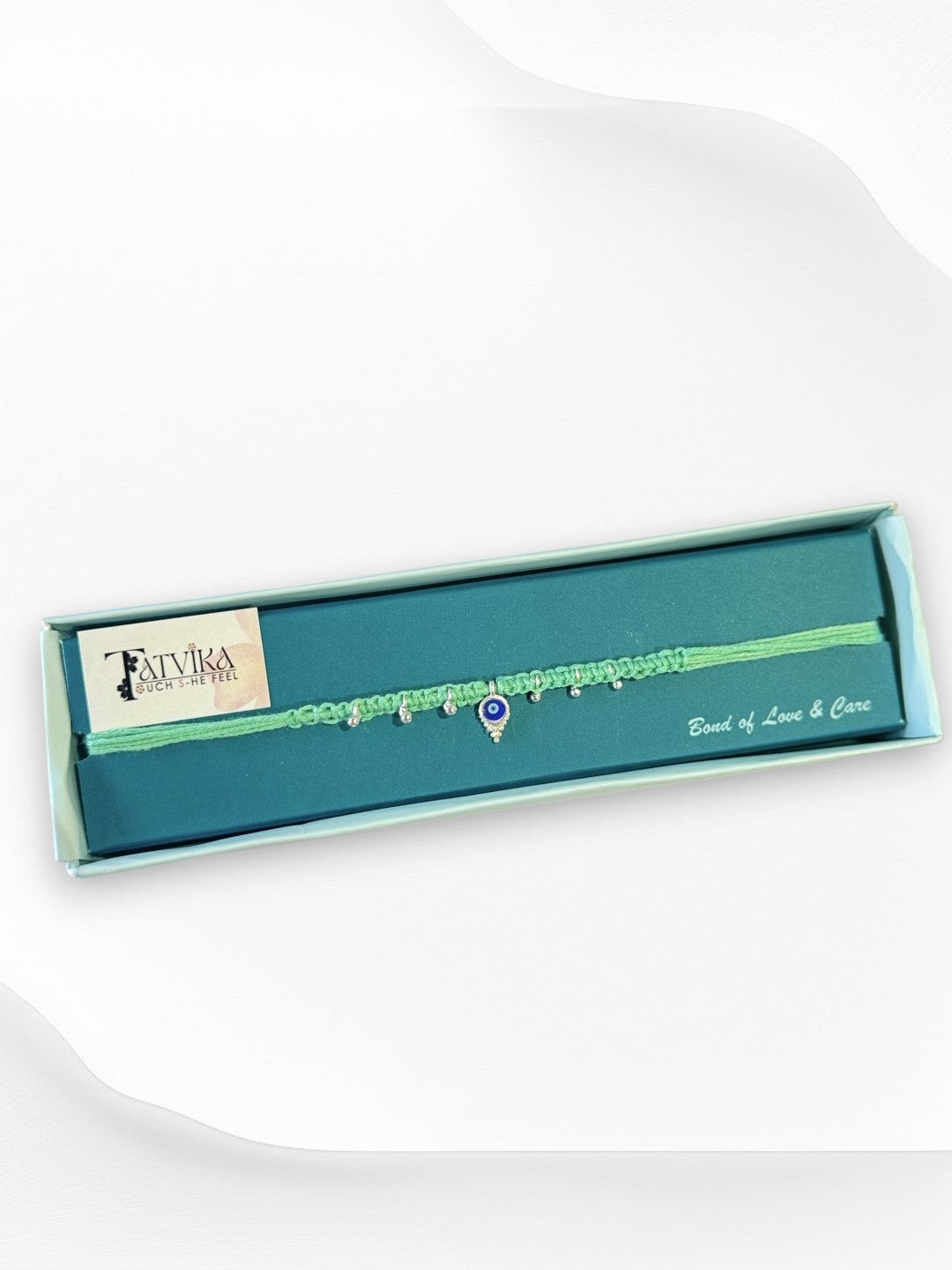 EVIL EYE AMAYA PURE SILVER RAKHI