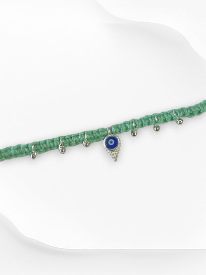 EVIL EYE AMAYA PURE SILVER RAKHI