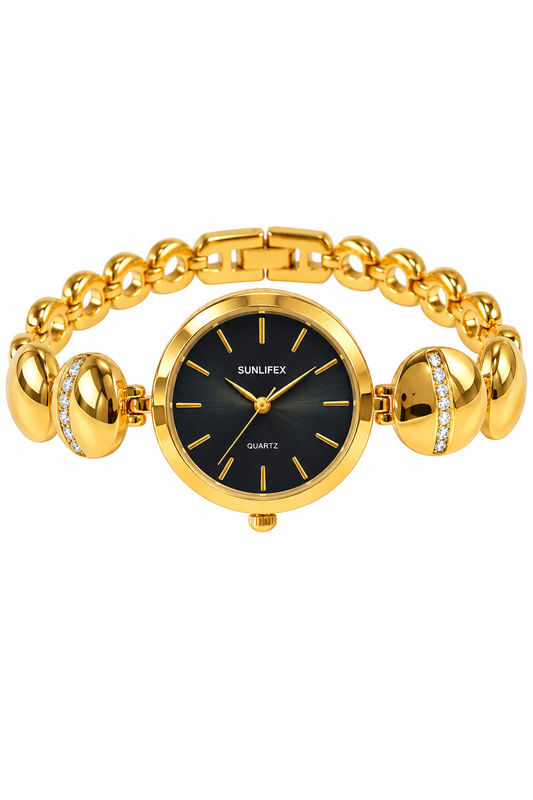 GOLDEN-BLACK DIAMOND ARLO WATCH