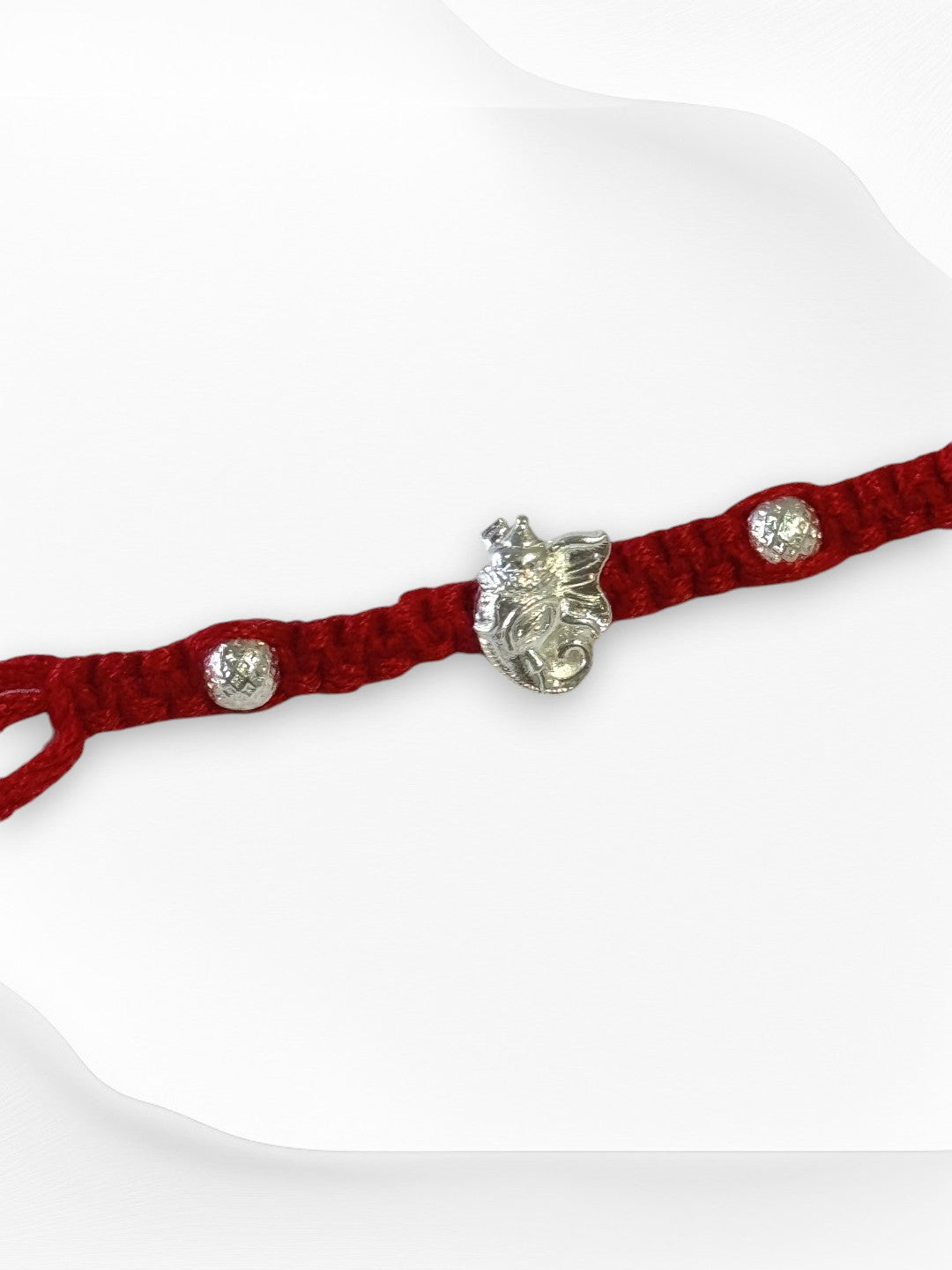 GANESH AAROHI PURE SILVER RAKHI