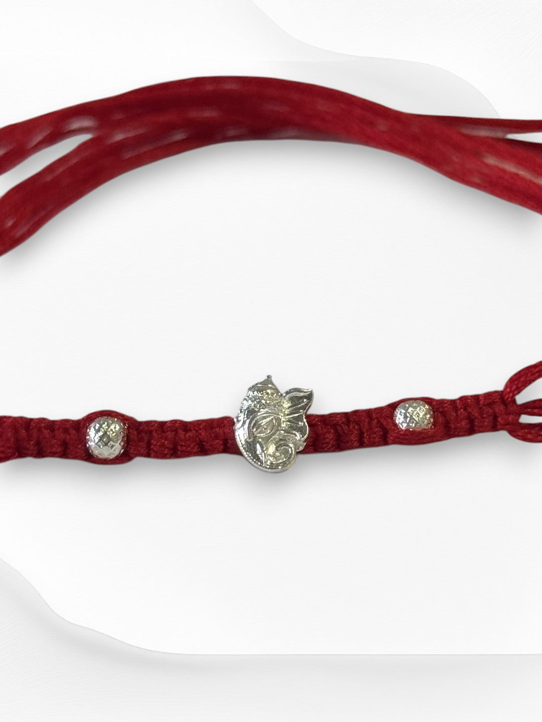 GANESH AAROHI PURE SILVER RAKHI