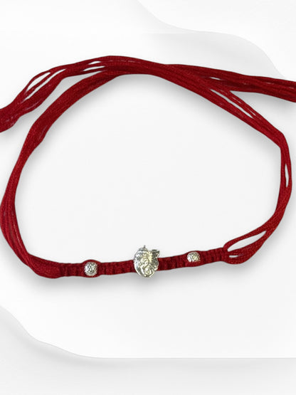 GANESH AAROHI PURE SILVER RAKHI