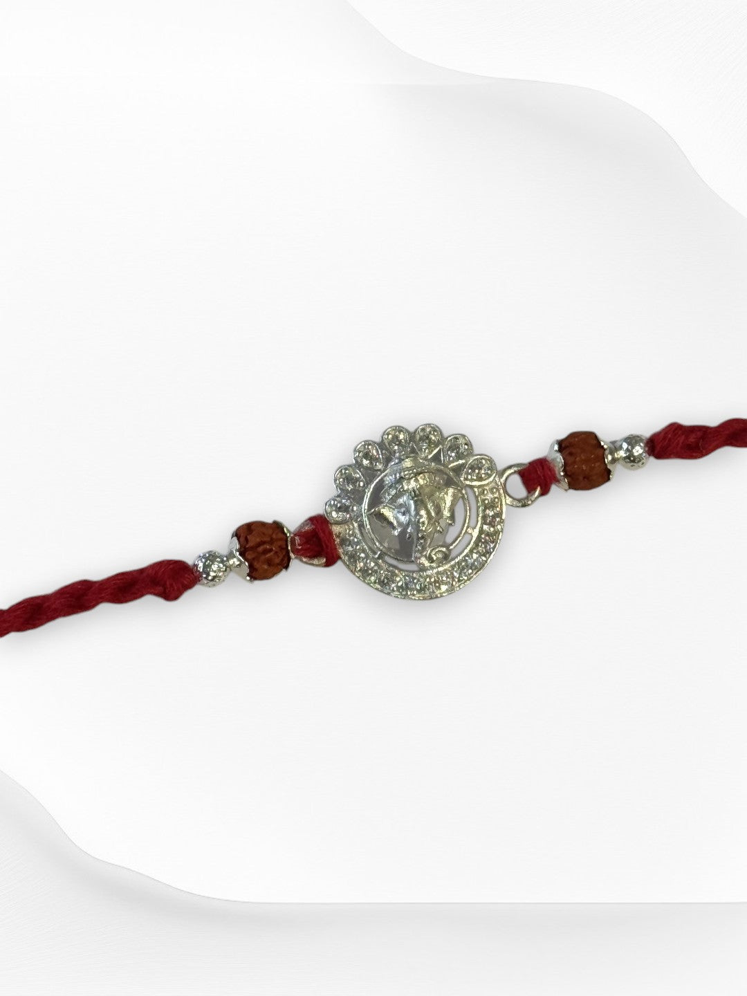 GANESH AARUSHI PURE SILVER RAKHI
