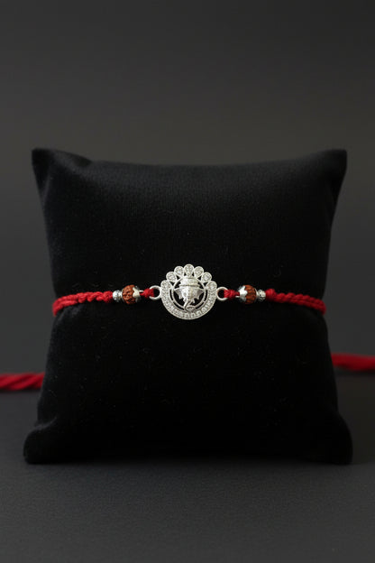 GANESH AARUSHI SILVER RAKHI