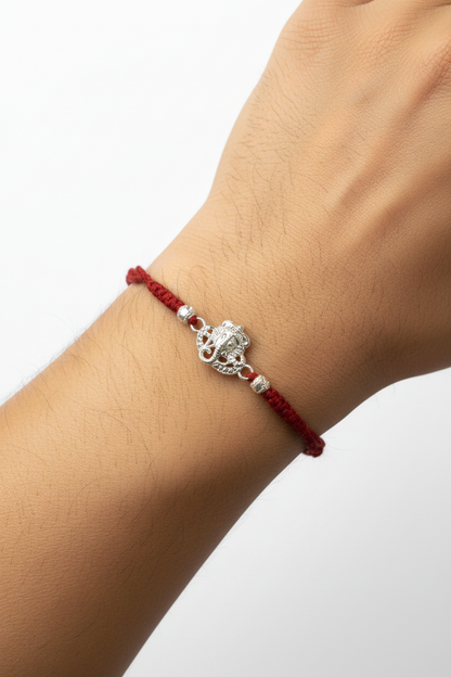 GANESH NIHARIKA SILVER RAKHI