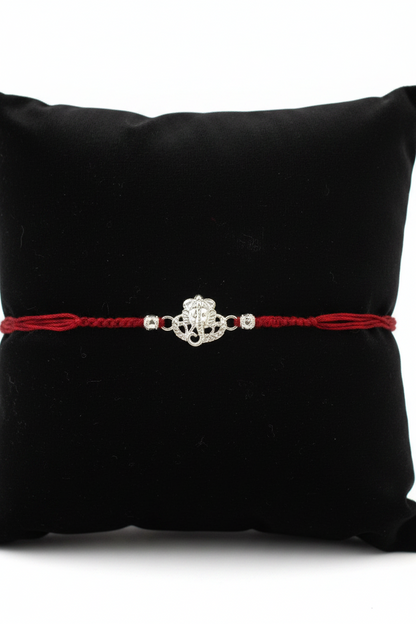 GANESH NIHARIKA SILVER RAKHI