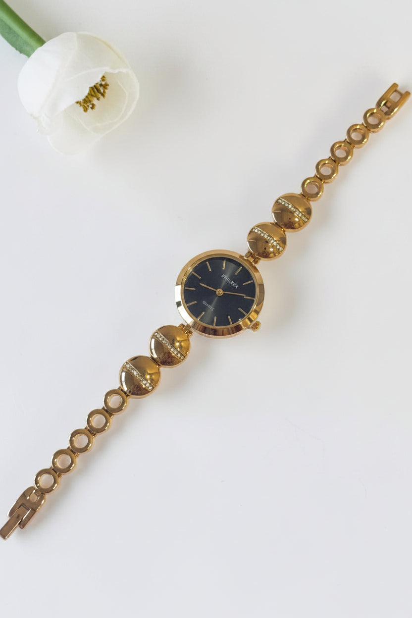 GOLDEN-BLACK DIAMOND ARLO WATCH