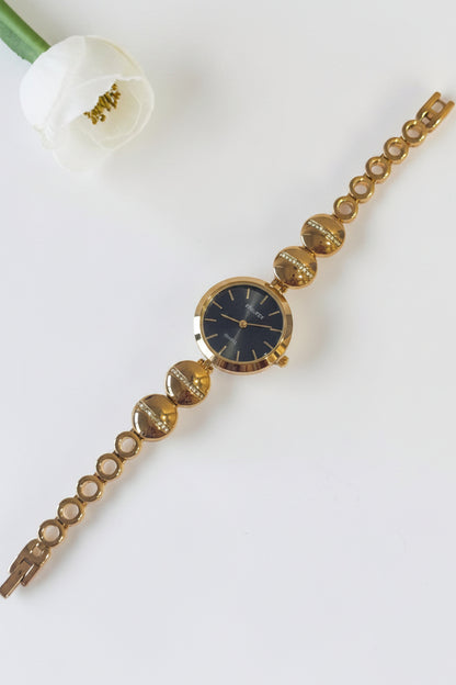GOLDEN-BLACK DIAMOND ARLO WATCH