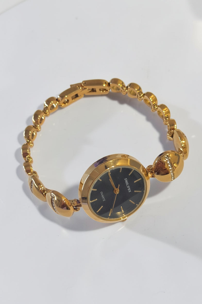 GOLDEN-BLACK DIAMOND ARLO WATCH