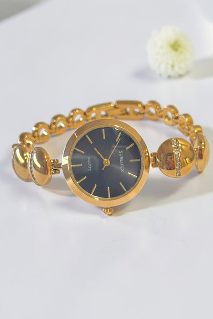 GOLDEN-BLACK DIAMOND ARLO WATCH