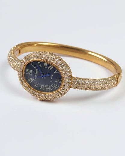 GOLDEN-BLACK DIAMOND HARDY WATCH