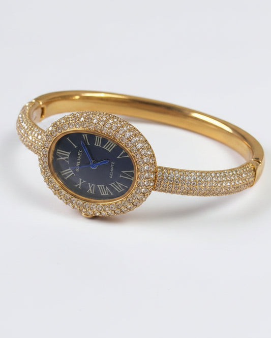 GOLDEN-BLACK DIAMOND HARDY WATCH