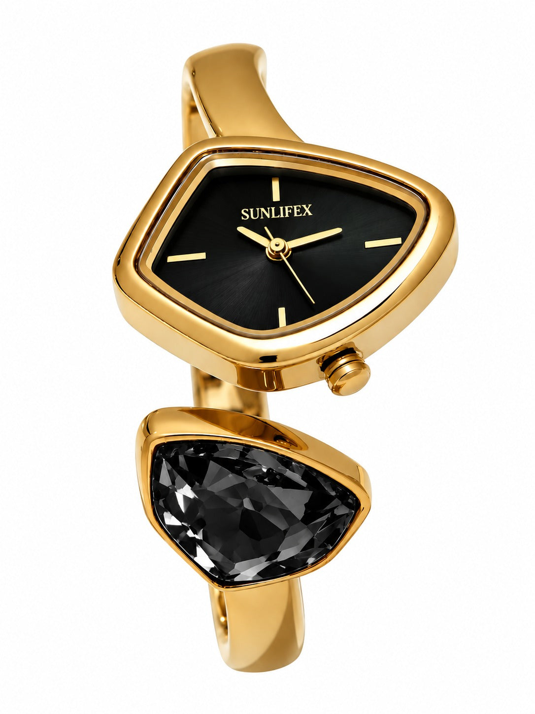 GOLDEN-BLACK JAJIEL WATCH (CUFF)