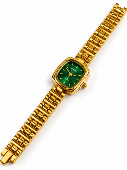 GOLDEN-EMERALD LEYLANA WATCH