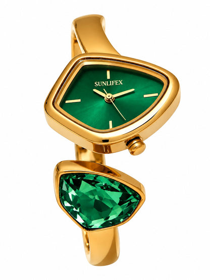 GOLDEN-GREEN JAJIEL WATCH (CUFF)