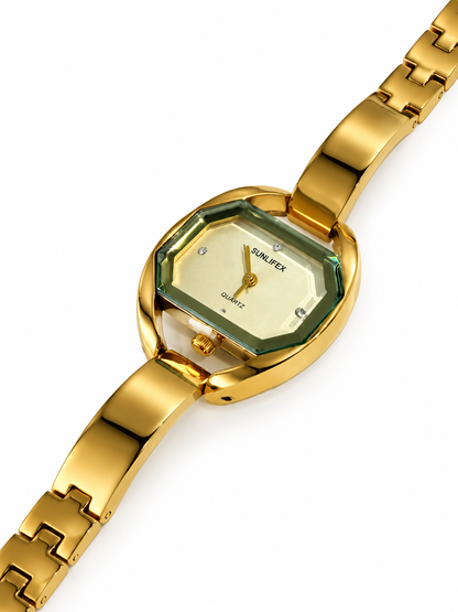 GOLDEN-WHITE LORETTA WATCH
