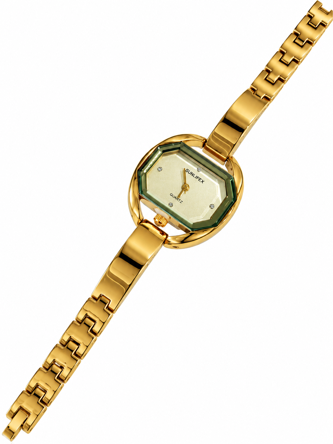 GOLDEN-WHITE LORETTA WATCH