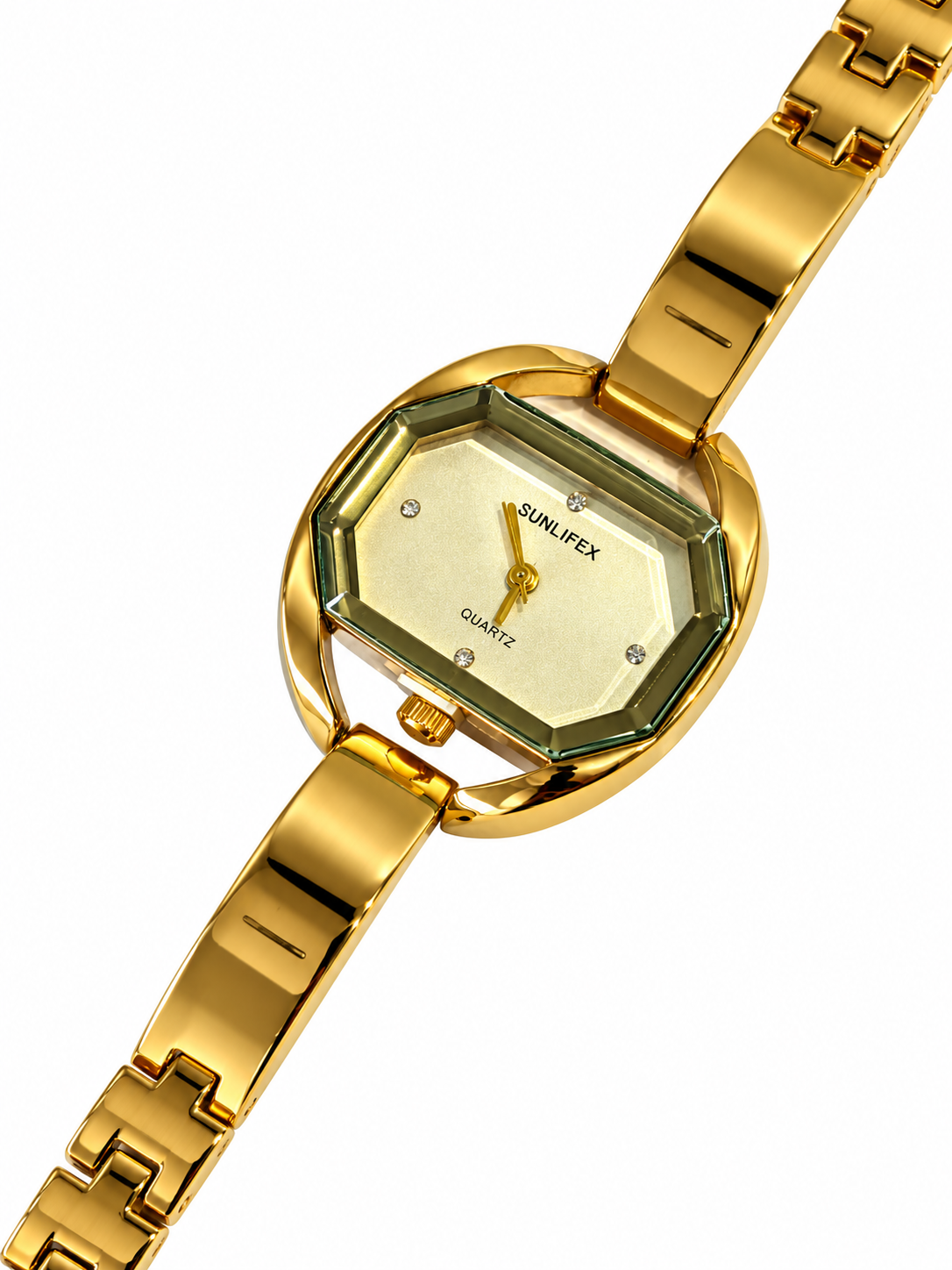 GOLDEN-WHITE LORETTA WATCH
