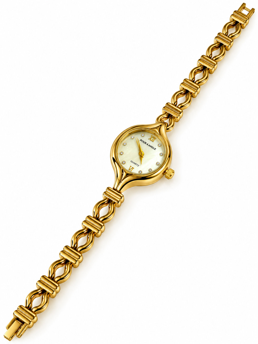 GOLDEN-WHITE ROSALIA WATCH