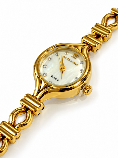 GOLDEN-WHITE ROSALIA WATCH