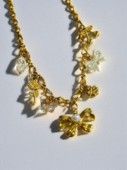 GOLDEN BEACH CHARM KYLIAN NECKLACE