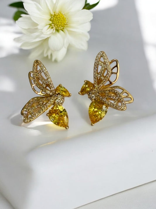 GOLDEN BEE AMIAS EARRINGS