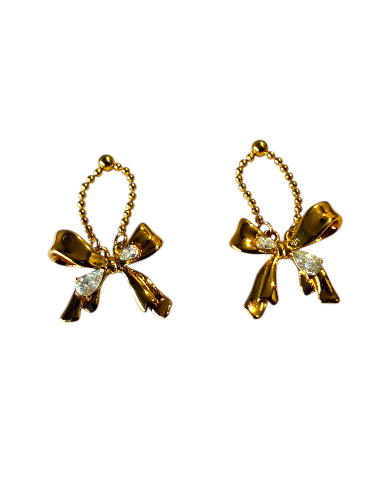 GOLDEN BOW OVIYA EARRINGS