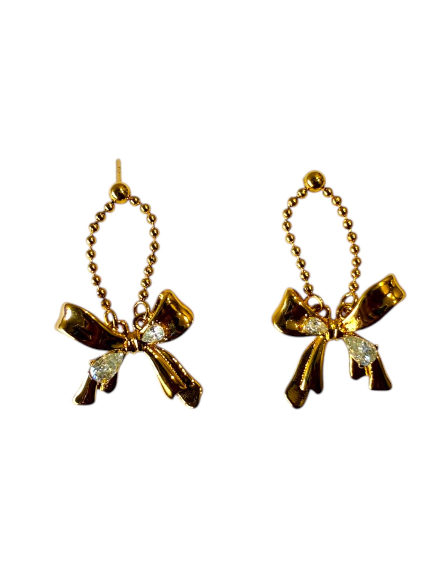 GOLDEN BOW OVIYA EARRINGS