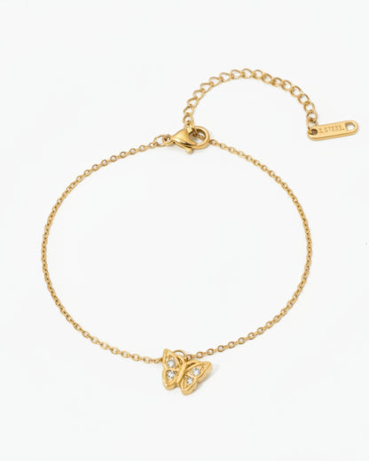 GOLDEN BUTTERFLY HELLIE ANKLET