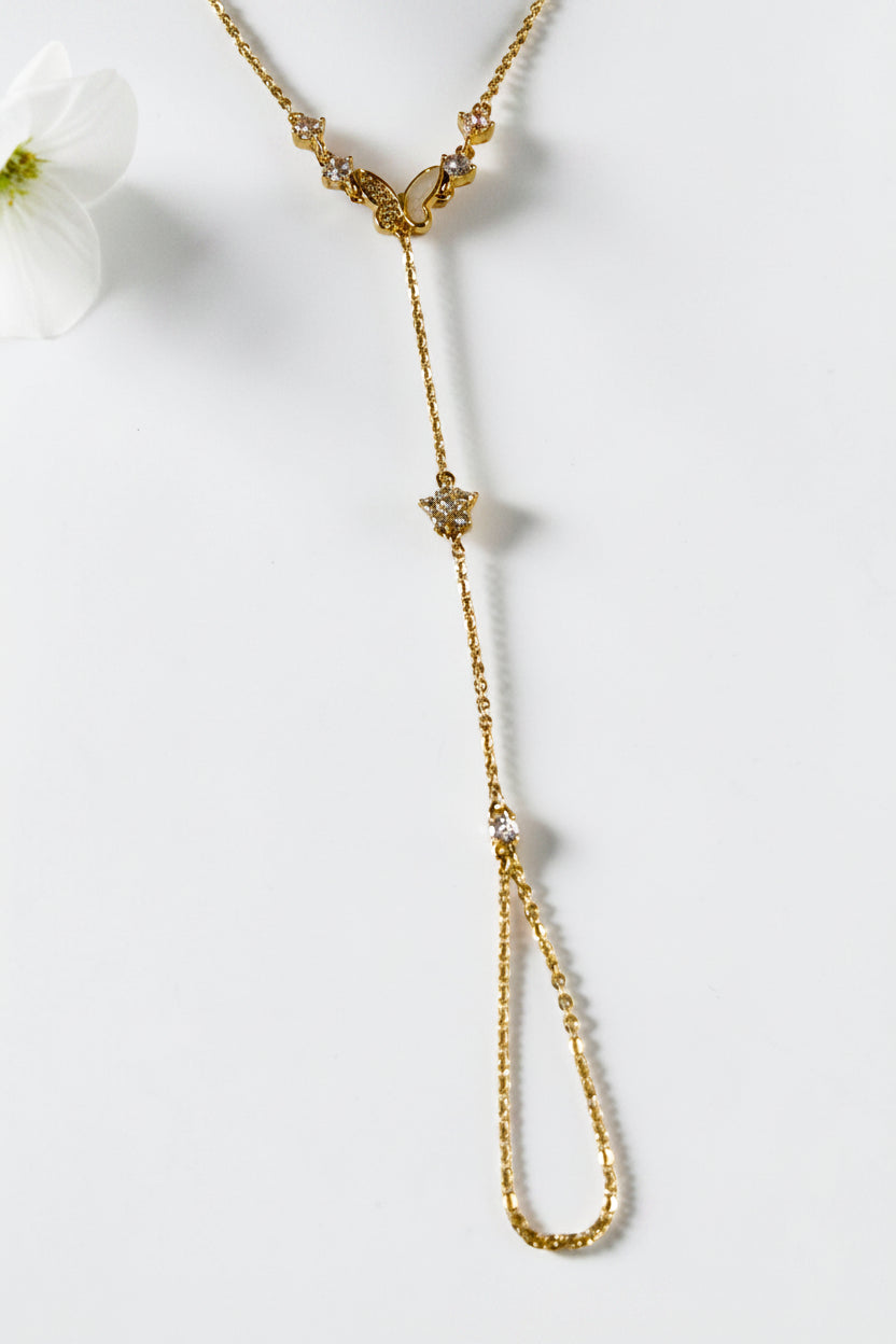 GOLDEN BUTTERFLY INSUVI HAND CHAIN (POCHI)