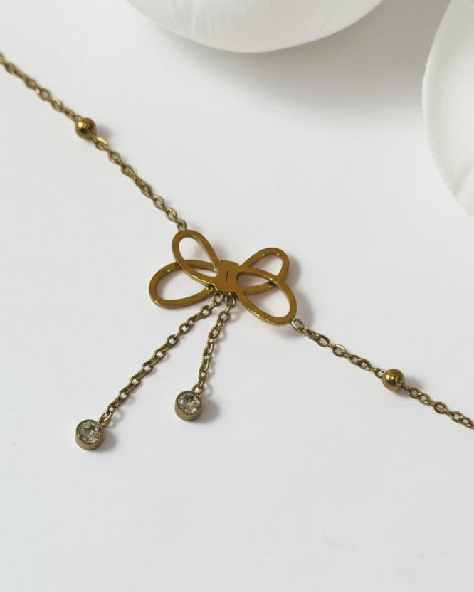 GOLDEN BUTTERFLY MARTHY ANKLET