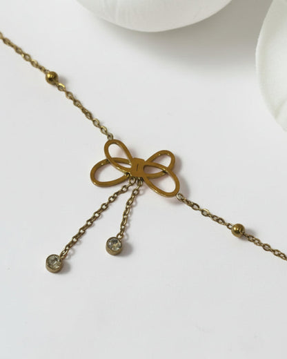 GOLDEN BUTTERFLY MARTHY ANKLET