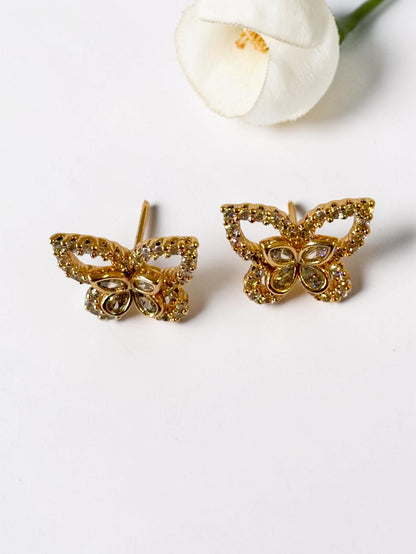 GOLDEN BUTTERFLY OVIYA EARRINGS