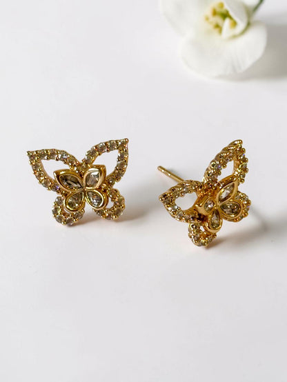 GOLDEN BUTTERFLY OVIYA EARRINGS