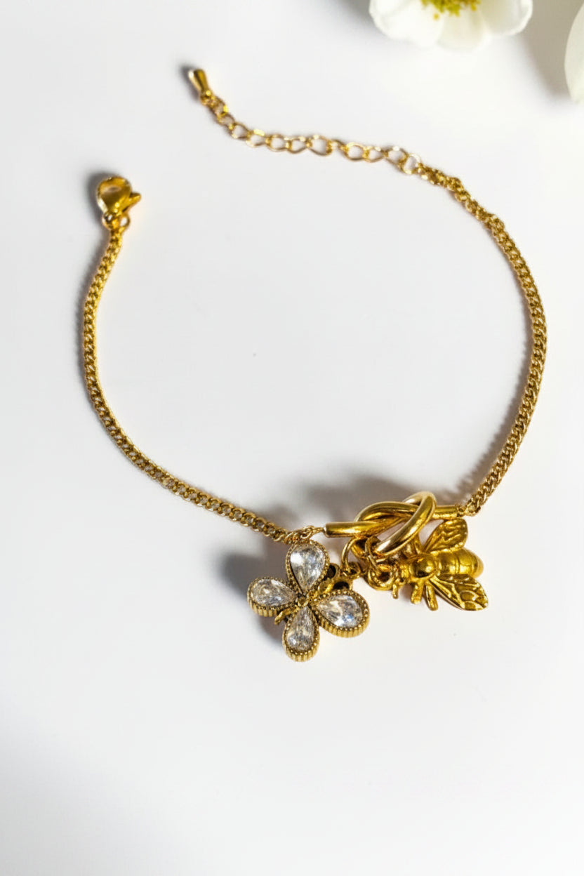 GOLDEN CHARM BANSIE BRACELET