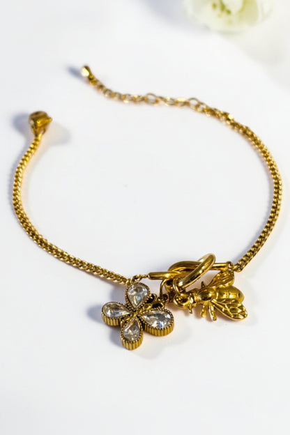 GOLDEN CHARM BANSIE BRACELET