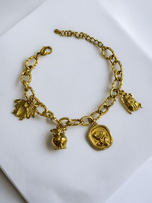 GOLDEN CHARM EDGAR BRACELET