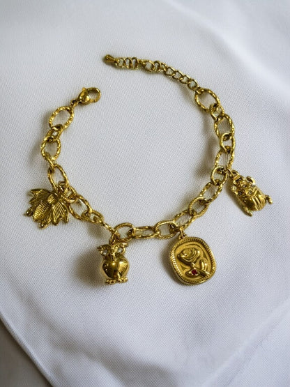 GOLDEN CHARM EDGAR BRACELET
