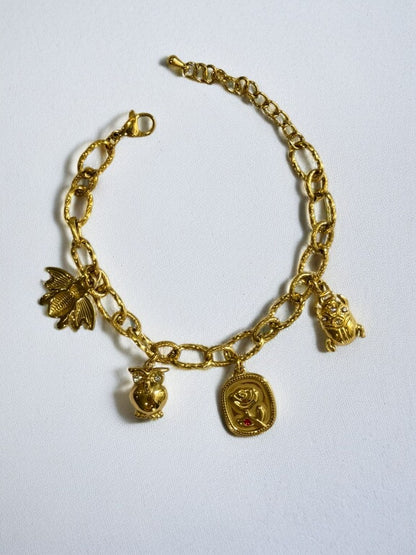 GOLDEN CHARM EDGAR BRACELET