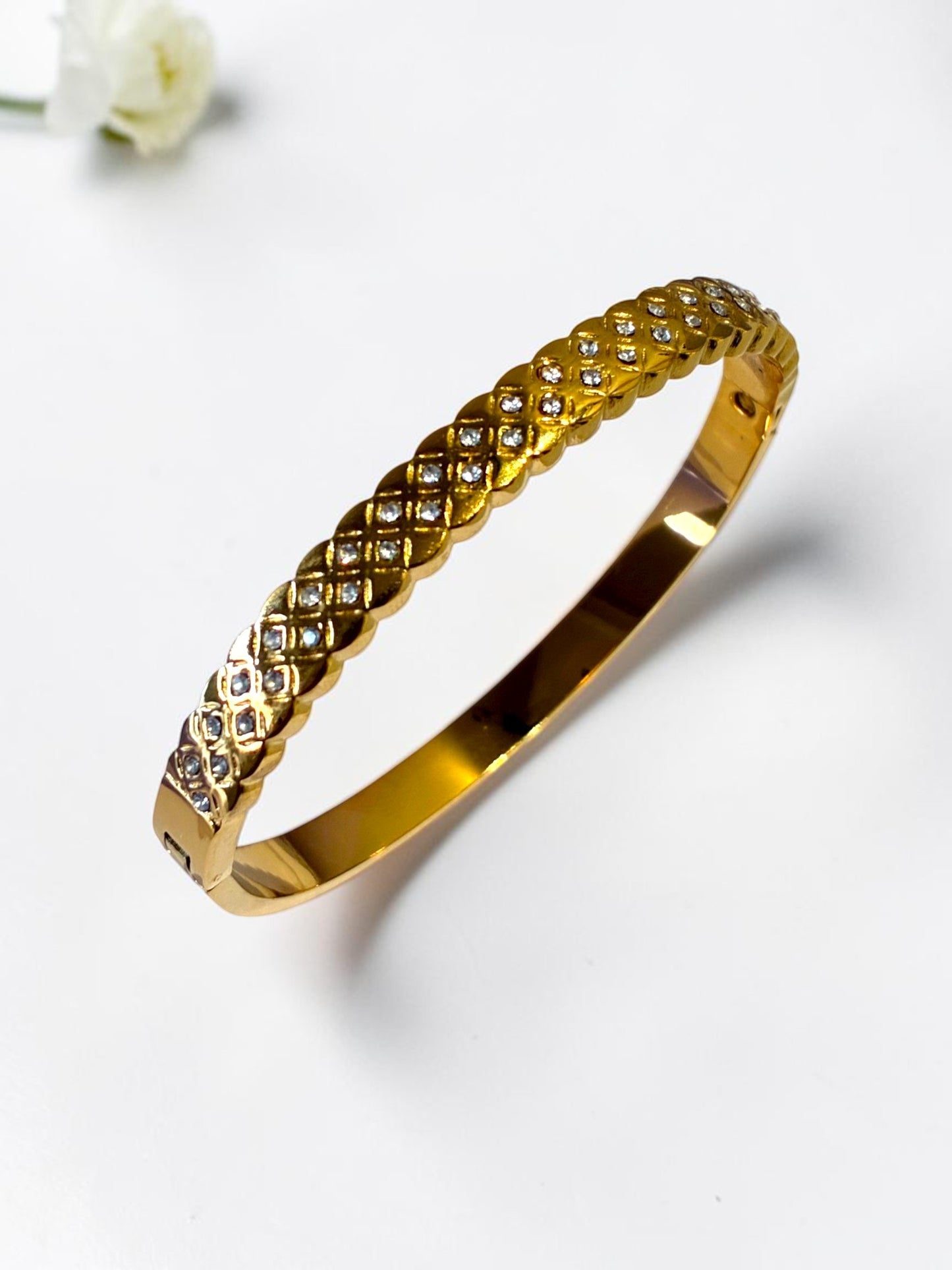 GOLDEN CRYSTAL ASMINE BRACELET