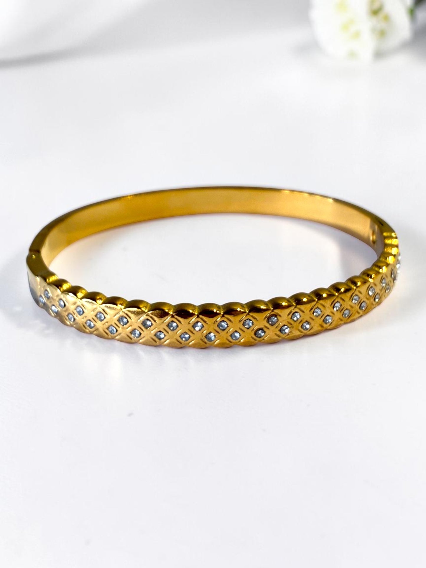 GOLDEN CRYSTAL ASMINE BRACELET