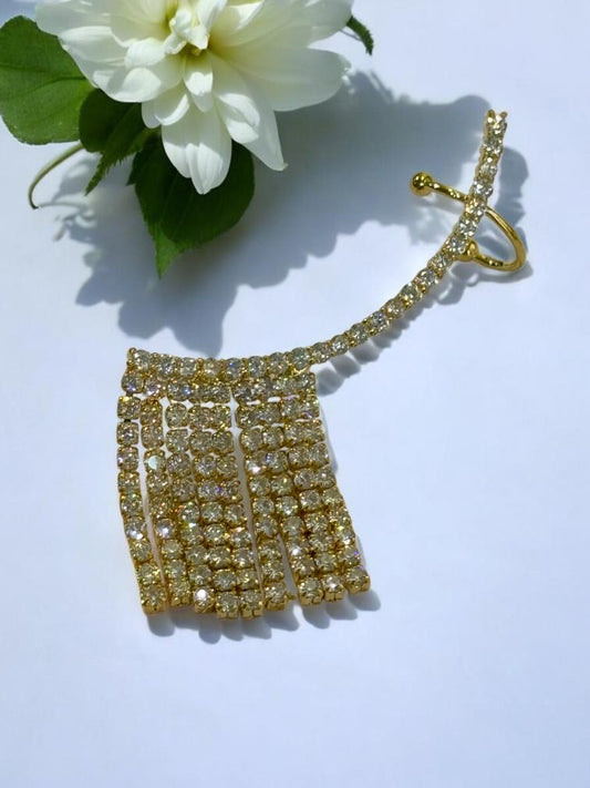 GOLDEN DAIMOND DRIX EAR CUFF