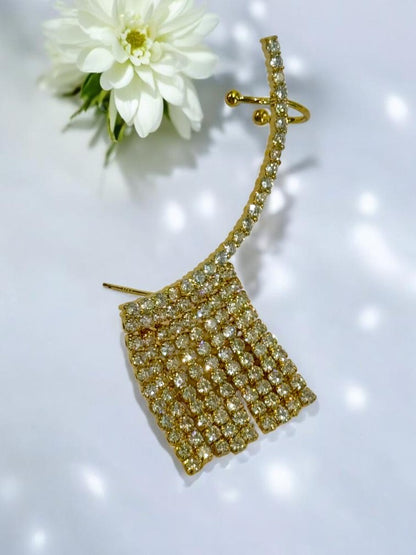 GOLDEN DAIMOND DRIX EAR CUFF